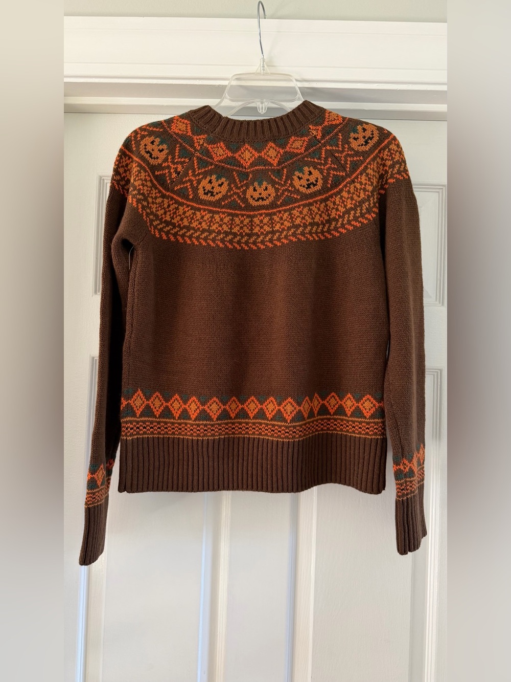 KJP Jack-O-Lantern Fair Isle Sweater - Picture 4 of 5